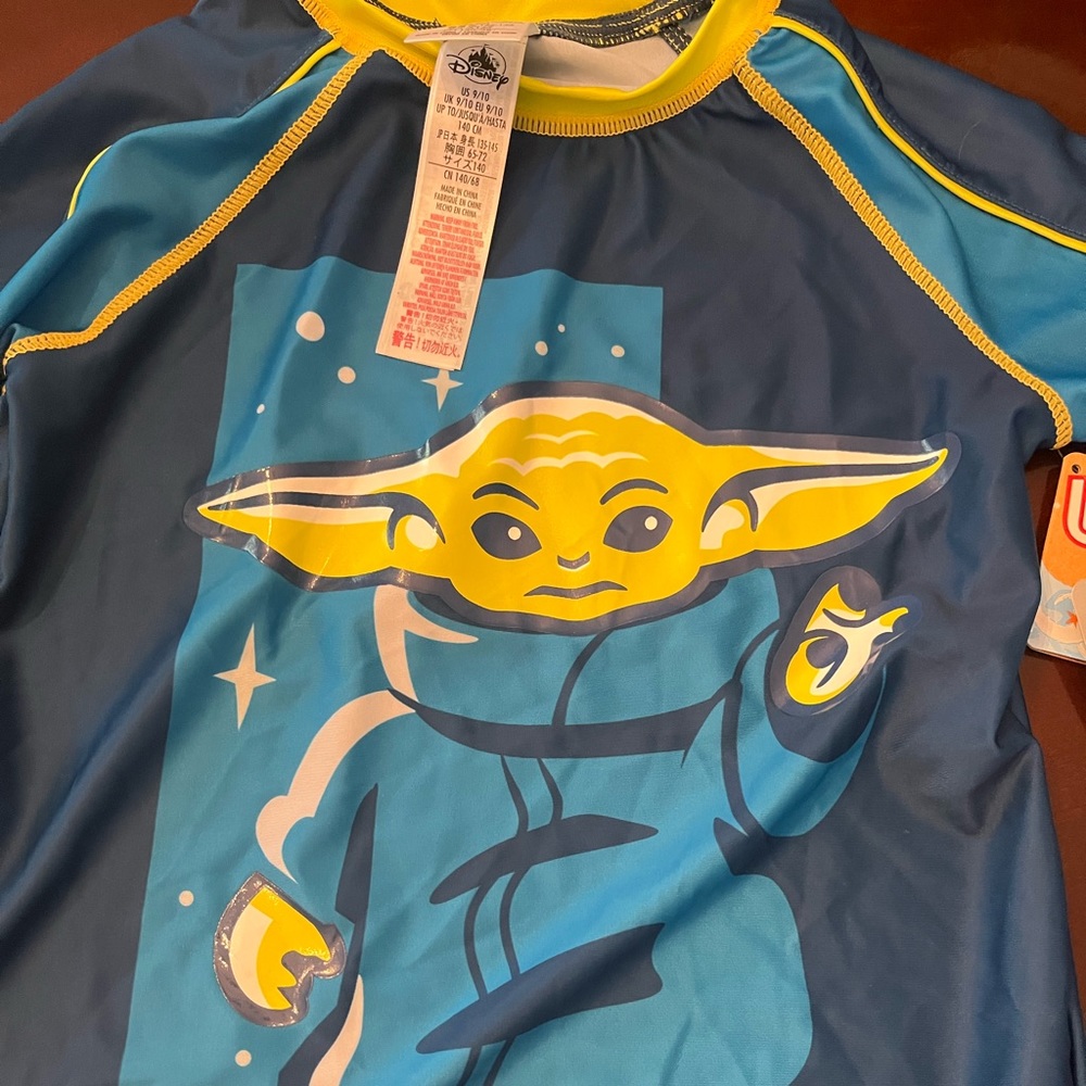 Disney Yoda swim shirt